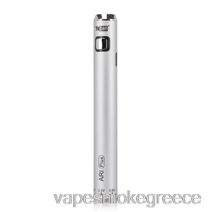 Vape Greece Yocan Ari Plus 900mah μπαταρία ασημί
